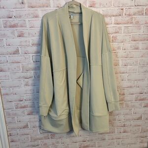 Mint Green FLX Open Front Jacket